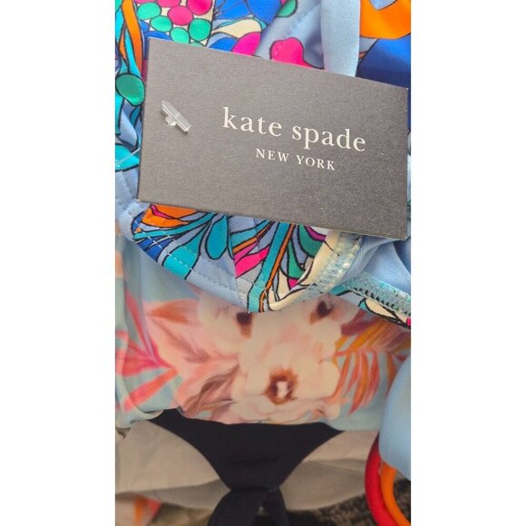 KATE SPADE Spring Water Floral One Piece Swimsuit RESORT Cruise size S - Picture 7 of 8